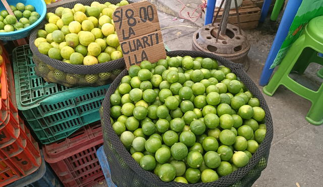 Limón sigue con precios altos. Foto: La República