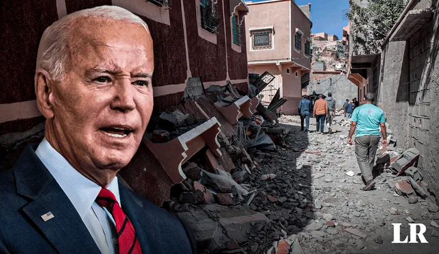 El presidente de Estados Unidos Joe Biden brindará apoyo a Marruecos tras el terremoto. Foto: Composición de Alvaro Lozano/LR/AFP