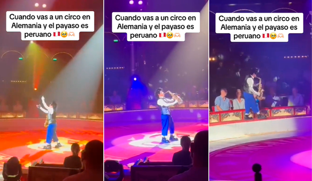 Los usuarios se conmovieron al escuchar al payaso peruano. Foto: composición LR/ TikTok/ Xio Castillo Los usuarios se conmovieron al escuchar al payaso peruano. Foto: composición LR/ TikTok/ Xio Castillo
