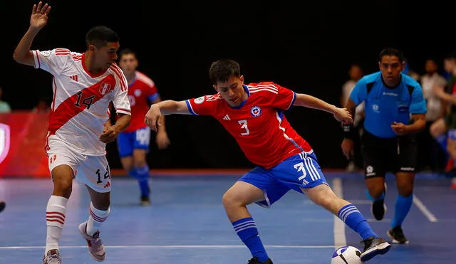 La selección peruana se vio ampliamente superada por Chile en casi todo el partido. Foto: Conmebol La selección peruana se vio ampliamente superada por Chile en casi todo el partido. Foto: Conmebol
