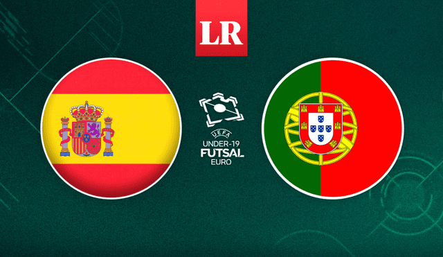 ¿A qué hora y dónde ver España vs Portugal? Consulta aquí todo sobre la final del Europeo Sub 19 de Futsal 2023. Foto: composición LR
