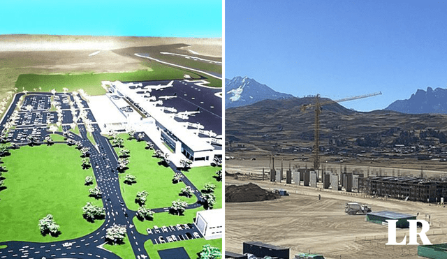 El MTC informó sobre el avance de la construcción del aeropuerto de Chincheros, en Cusco. Foto: composición LR/ MTC