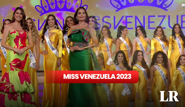 La entrega de bandas a las 25 candidatas marcó el inicio de la temporada de la belleza del Miss Venezuela 2023. Foto: composición LR/ Venevisión Play