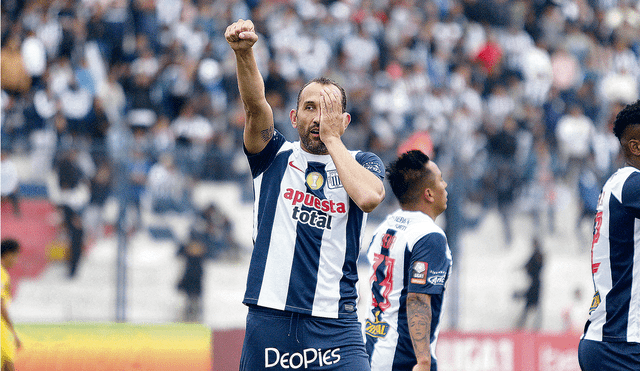 Tremendo. Barcos es el máximo goleador de Alianza Lima en la Liga 1 2023 con 11 tantos. Foto: Luis Jiménez/La República