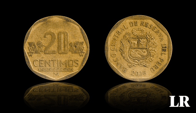 La moneda de 20 céntimos de 2006 del Perú es una de las más buscadas por los coleccionistas. Foto: composición LR/difusión