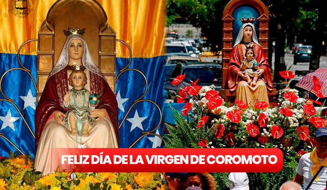 Celebra el Día de la Virgen de Coromoto enviando mensajes e imágenes. Foto: composición LR/ El Universal
