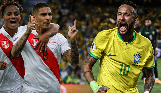 Perú vs. Brasil EN VIVO juegan por la fecha 2 de las Eliminatorias 2026. Foto: composición LR/AFP