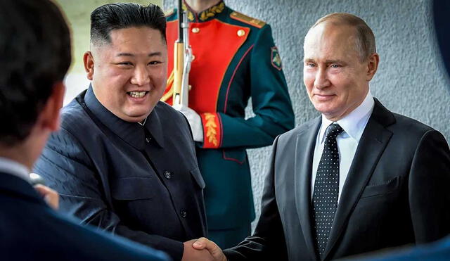 Putin y Kim Jong-un se reunieron por última vez en 2019. Foto: composición LR / Al Jazeera