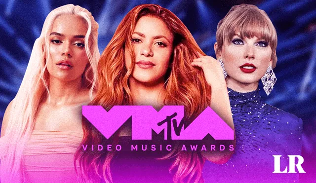 Shakira y más artistas se presentarán en los MTV VMA 2023. Foto: composición de Fabrizio Oviedo/La República/MTV/difusión