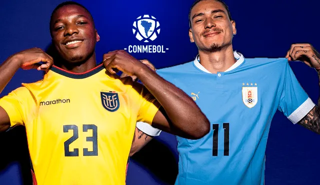 Ecuador vs. Uruguay EN VIVO por la fecha 2 de las Eliminatorias 2026. Foto: composición LR