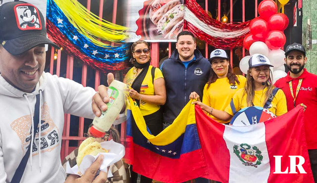 Venezolanos y peruanos compartieron y celebraron el Día Mundial de la Arepa en Lima. Foto: composición LR/María José Vargas