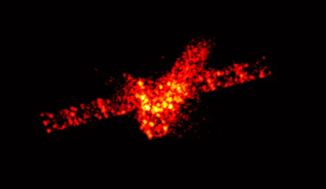 El satélite Aeolus se quema mientras cae sobre la Antártida. Foto: ESA