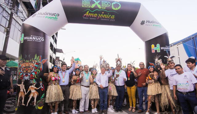 La Expoamazónica reúne a empresarios y emprendedores de Ucayali, San Martín, Amazonas, Madre de Dios y Loreto. Foto: Gobierno Regional de Huánuco
