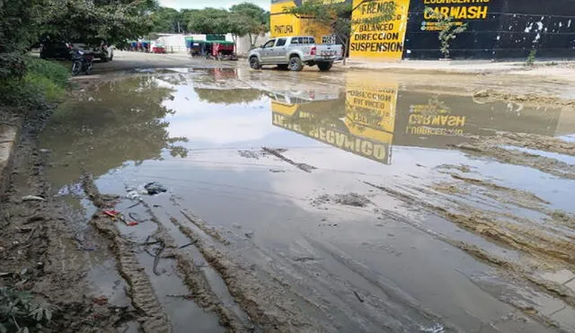 Vecinos piden ayuda ante las aguas residuales. Foto:  La República