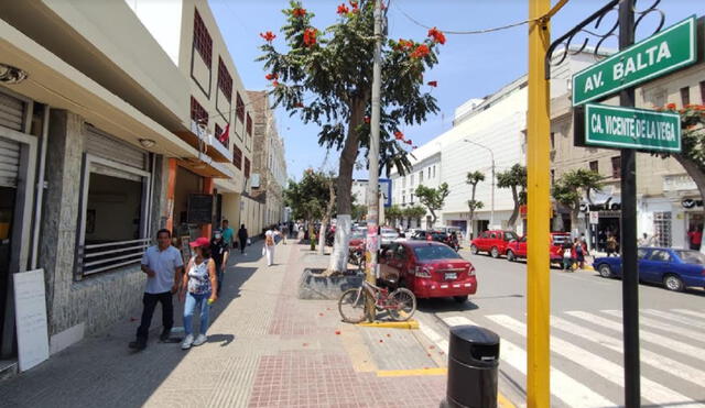 . La obra de renovación de veredas y mobiliario en la avenida Balta comenzó en mayo de 2022, pero, a la fecha, aún hay acciones pendientes. Foto: La República