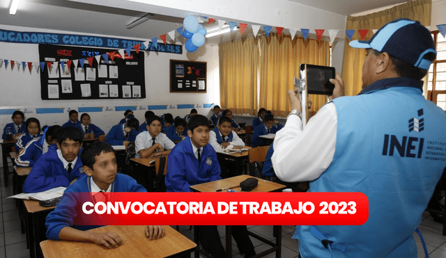 Conoce los requisitos y pasos para postular a la convocatoria laboral de aplicadores que hizo el INEI. Foto: composición LR/Andina