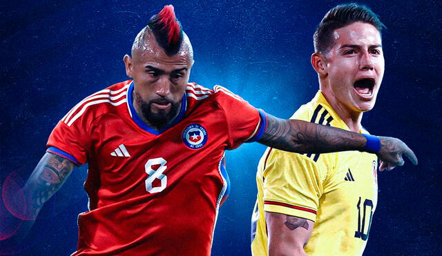 La selección de Colombia jugará como visitante ante Chile. Foto: Conmebol