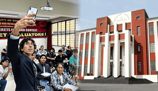 La Universidad Nacional de Ingeniería (UNI) ha reconocido a Hernán Oyola como el "mejor docente". Foto: composición Jazmín Ceras/LR/Andina/Difusión