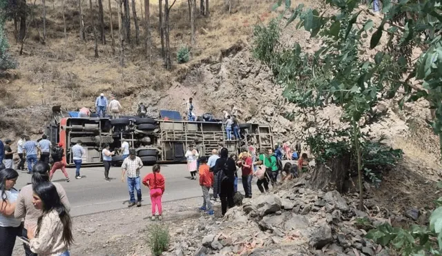 Trágico accidente de tránsito en carretera de Ayacucho. Foto: difusión