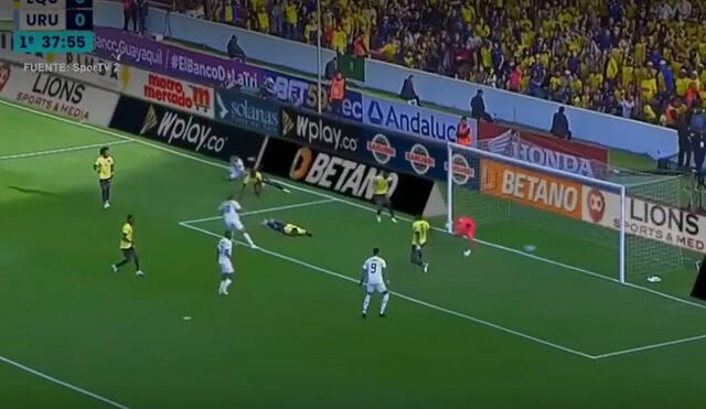 Ecuador vs Uruguay se enfrentan en Guayaquil. Foto: captura SporTV 2 / Video: SporTV 2