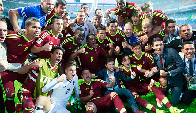 Equipo venezolano logró lo que, hasta ahora, es su única medalla en un mundial de fútbol de cualquier categoría. Foto: AFP