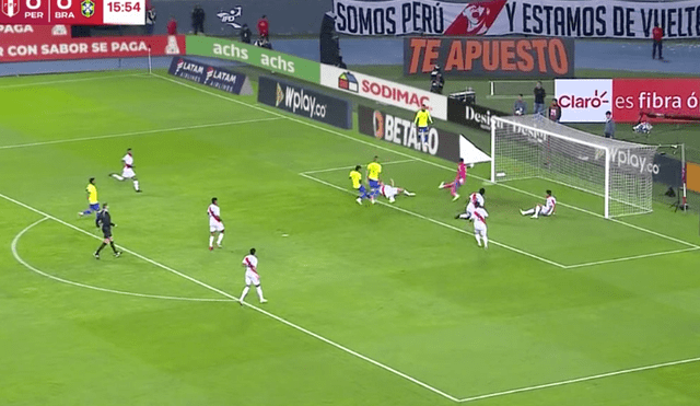 Perú vs. Brasil se enfrentan en el Estadio Nacional. Foto: ECDF