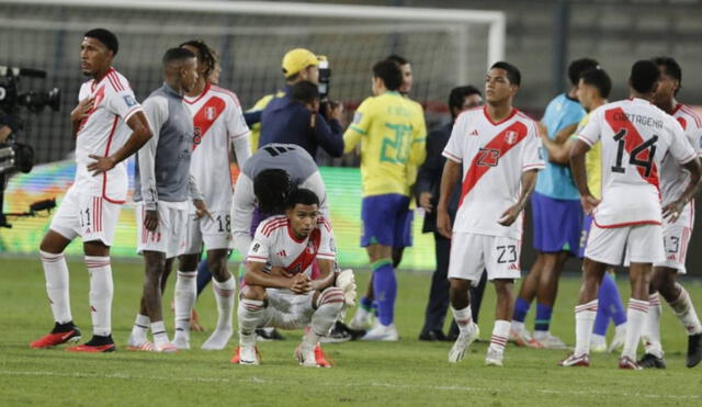 La selección peruana perdió 1-0 ante Brasil en el estadio Nacional. Foto: GLR/Luis Jimpenez