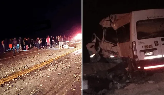 Accidente de tránsito en carretera de Arequipa. Foto: composición LR/difusión