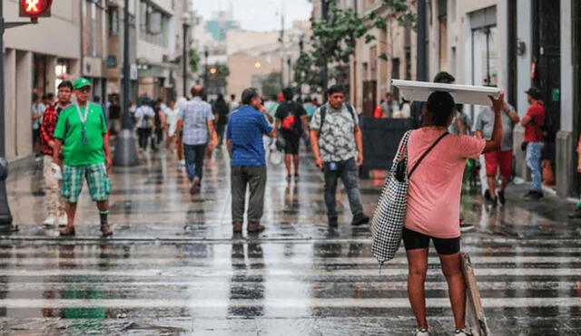 Precipitaciones se presentan en Lima y Callao. Foto: Andina