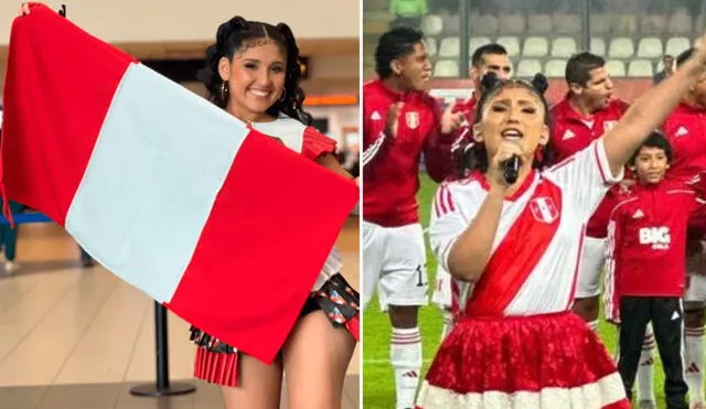 Milena Warthon lamentó no haber aparecido en la transmisión en vivo del partido Perú vs. Brasil. Foto: Composición LR/Milena Warthon/Instagram/difusion