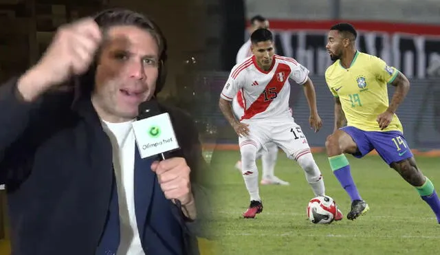 Paco Bazán habló sobre el partido Perú vs. Brasil por Eliminatorias 2026. Foto: composición LR/captura de Youtube/La República
