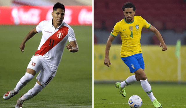 Raúl Ruidíaz y Marquinhos no tienen la misma altura. Conoce la diferencia entre ambos jugadores. Foto: composición LR/EFE