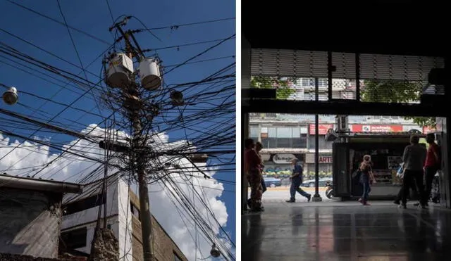 Mediantes redes como ‘X’, usuarios venezolanos han dejado su reporte del fallo de energía eléctrica que están viviendo. Foto: composición LR/El Diario/El País