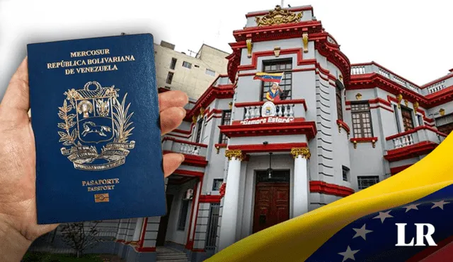 Venezolanos y venezolanas podrán retirar su pasaporte en la sede de la Embajada en Lima, Perú. Foto: composición LR/Tw @TERANV