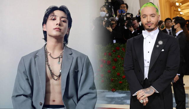 ¿Nueva fusión musical de Jungkook y J Balvin? Hay cuatro pistas que apuntan a ello. Foto: composición LR/Vogue México y Spotify