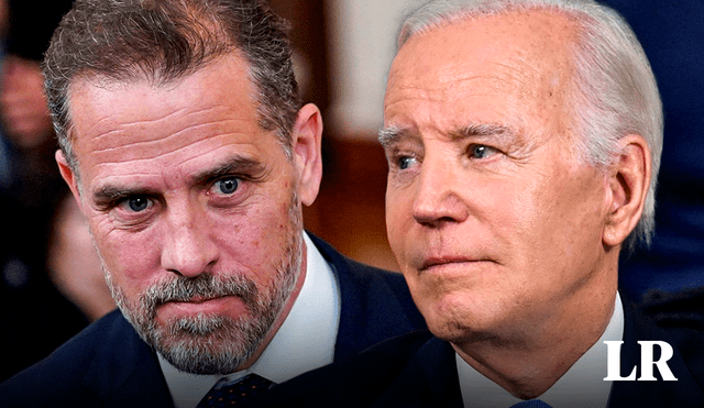 Hunter Biden, hijo del actual presidente de los Estados Unidos, ha sido acusado de cargos relacionados con la posesión de armas. Foto: composición LR/AFP - Video: Sky News/YouTube