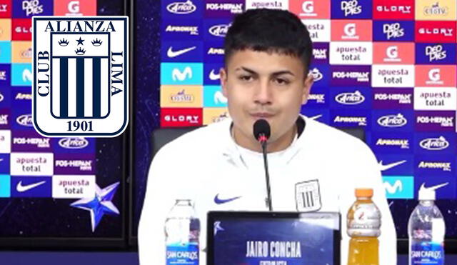 Jairo Concha juega en el club íntimo desde el 2021. Foto: composición de LR/captura de Alianza Lima | Video: Alianza Lima