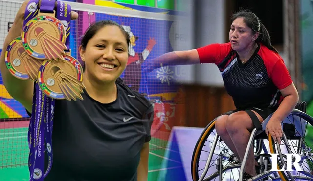 Pilar Jáuregui nunca imaginó ocupar el primer lugar del ranking mundial de parabádminton femenino. Foto: composición LR/Pilar Jáuregui