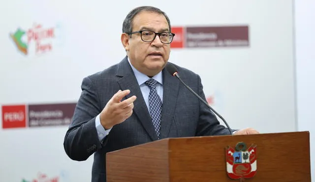 Alberto Otárola respaldó a los ministros de Defensa y de Energía y Minas tras los cuestionamientos por el Congreso. Foto: PCM