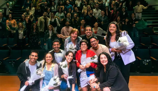 "Mamá está más chiquita", elenco del musical. Foto: Difusión.