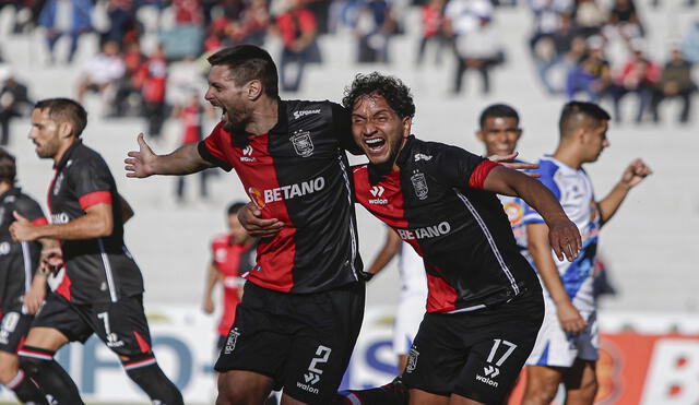 Melgar se hizo fuerte en casa y logró una importante goleada. Galeano se sumó al ataque e hizo su gol.  Foto: Rodrigo Talavera/ LR