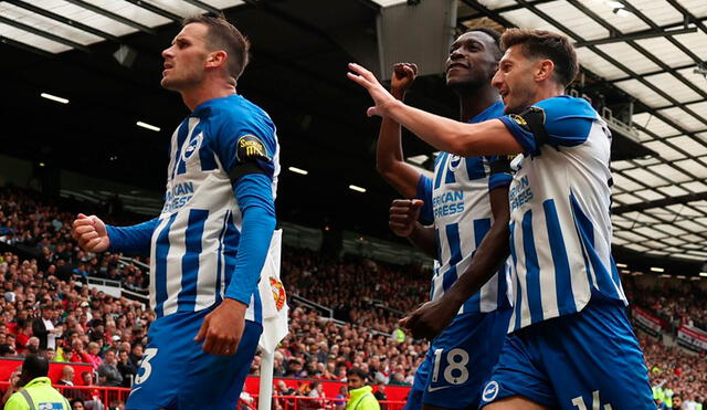 Brighton dio la sorpresa y ganó a Manchester United en el estadio Old Trafford. Foto: Brighton