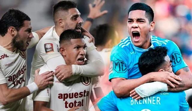 Universitario vs. Sporting Cristal se enfrentan por la punta del Torneo Clausura 2023. Foto: composición GLR