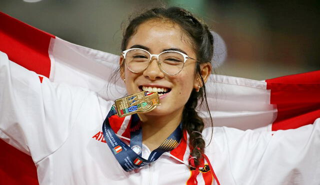 Cayetana Chirinos es una de las promesas del atletismo peruano. Foto: Legado Oficial