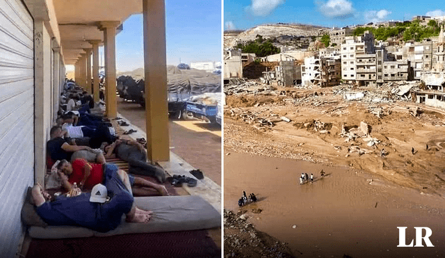 La cifra de muertos por el ciclón Daniel en Libia sube a 11.300. Foto: composición LR/EFE