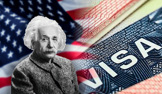 La visa Einstein te puede permitir trabajar y residir en Estados Unidos. Foto: composición LR/PNG Wing