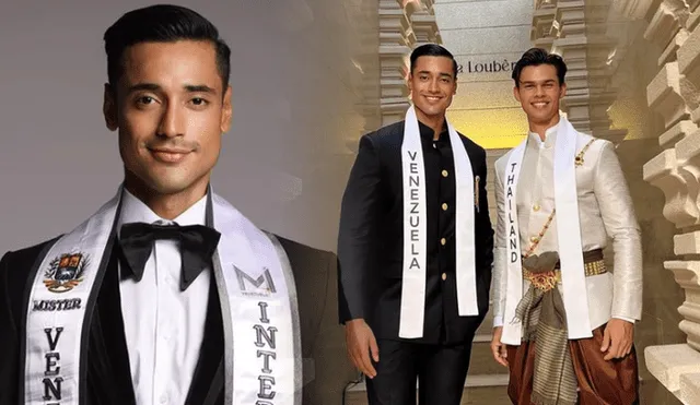 William Badell quedó como primer finalista del concurso Mister Internacional 2023, realizado en Tailandia. Foto: composición LR/William Badell