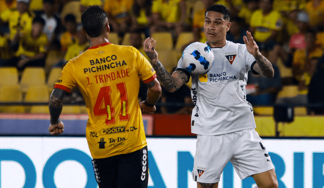 Paolo Guerrero llegó a LDU procedente del Racing de Argentina. Foto: LDU Quito