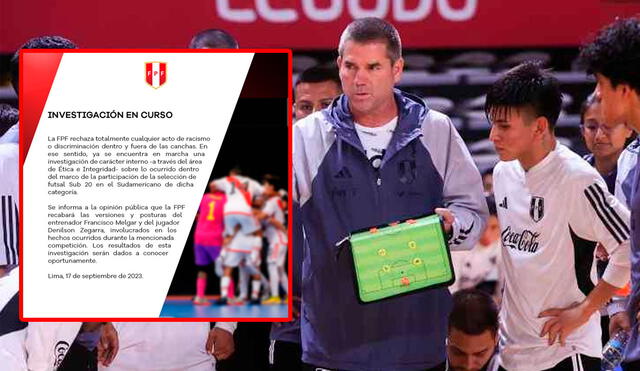 La FPF emitió un comunicado sobre los últimos sucesos del entrenador Francisco Melgar. Foto: FPF/Legado