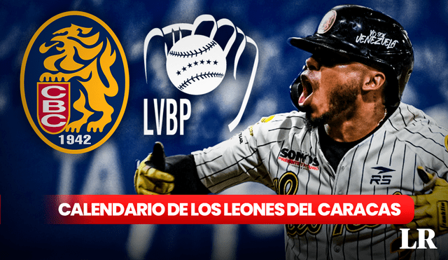 Revisa AQUÍ el calendario de los Leones del Caracas correspondiente a la LVBP 2023-2024, que se viene jugando desde el 21 de octubre de este año. Foto: composición de Álvaro Lozano/AFP/LVBP